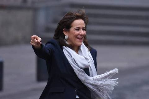 CIDADE DO MÉXICO, DF - 22.04.2018: PRESIDENTIAL RACE IN MEXICO - Candidate Mexico& 39;s presidential candidate Margarita Zavala attends on First Debate of candidates for the Mexico presidential held at the Palace of Mining on April 22, 2018 in Mexico City, Mexico. x1519415x  CarlosxTischler