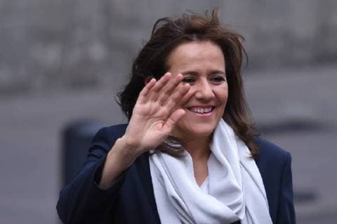 CIDADE DO MÉXICO, DF - 22.04.2018: PRESIDENTIAL RACE IN MEXICO - Candidate Mexico& 39;s prestiential candidate Margarita Zavala attends on First Debate of candidates for thxico presidential held at tht the Palace of Mining on April 22, 2018 in Mexico City, Mexico. x1519416x  CarlosxTischler