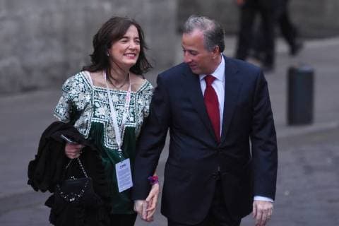 CIDADE DO MÉXICO, DF - 22.04.2018: PRESIDENTIAL RACE IN MEXICO - Candidate for Mexico& 39;s prest ent of PRI political party Jose Antonio Meade attends on First Debate of candidates for the Mexico presidential held at Palace of Mining on April 22, 2018 in Mexico City, Mexico. x1519423x  CarlosxTischler