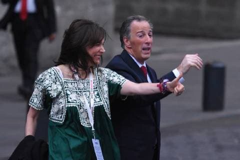 CIDADE DO MÉXICO, DF - 22.04.2018: PRESIDENTIAL RACE IN MEXICO - Candidate for Mexico& 39;s ident ent of PRI political party Jose Antonio Meade attends on First Debate of cdates for the Mexico presidesidential held at Palace of Mining on April 22, 2018 in Mexico City, Mexico. x1519425x  CarlosxTischler