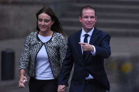 CIDADE DO MÉXICO, DF - 22.04.2018: PRESIDENTIAL RACE IN MEXICO - Candidate for Mexico& 39;s prest ent of PAN political party Ricardo Anaya attends on First Debate of candidates for the Mexico presidential held at Palace of Mining on April 22, 2018 in Mexico City, Mexico. x1519430x  CarlosxTischler