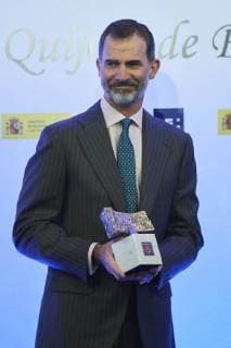 24-04-2018 Madrid King Felipe during the 35th edition of the international journalism awards and the ‘Don Quijote’’ prize in Madrid. The awards, organized by Efe news agency and the Spanish Agency for International Development Cooperation (AECID), distinguishes the work of journalists from eight different countries No Spain  Copyright: xPPE xTHORTONx