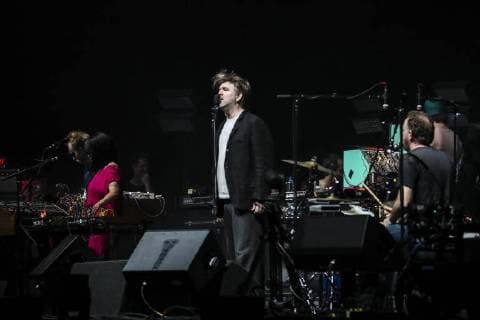 April 24, 2018 - EUM20180424ESP11.JPG.CIUDAD DE MEXICO. Music Musica-LCD Soundsystem.- 24 de abril de 2018. Aspectos del concierto de LCD Soundsystem, que se realizo este lunes en el Pepsi Center del World Trade Center de la Ciudad de Mexico. Foto: Agencia EL UNIVERSAL EELG  - ZUMAu78_ 20180424_zaf_u78_520 Copyright: xNadyaxMurillox
