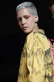A model presents a creation of the Argentinian designer Dana Alessi for the Fall Winter season, during the Mercedes-Benz Fashion Week, in Mexico City, Mexico, 24 April 2018. The fashion event will be held until April 27. Mercedes-Benz Fashion Week in Mexico City !ACHTUNG: NUR REDAKTIONELLE NUTZUNG!  Copyright: xSashenkaxGutierrezx CMX01 20180425-636602281438841596