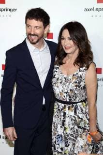 Oliver Berben with mother Iris Berben at the presentation of the Axel Springer Award 2018 at the Axel Springer Haus Berlin 24 04 2018 Foto:xA.xBuggex xFuturexImage