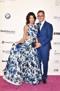 Gerit Kling and her husband Wolfram Becker on arrival for the award German Perfume Award Duftstars 2018 on 25 04 2018 in Berlin German Perfume Award Duftstars 2018 in Berlin