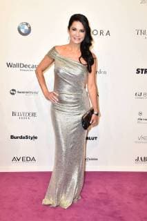 Mariella Ahrens on arrival at the German perfume award Duftstars 2018 on 25 04 2018 in Berlin German perfume circle Duftstars 2018 in Berlin