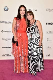 Stephanie Stumph and her mother Christine Stumph on arrival for the award German Perfume Award Duftstars 2018 on 25 04 2018 in Berlin German Perfume Award Duftstars 2018 in Berlin