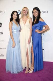 Ishtar Isik Darya Strelikova and Shanti Joan Tan at the 26th ceremony of the German Perfume Award Duftstars 2018 at Tempelhof Airport Berlin 25 04 2018 Foto:xF.xKernx xFuturexImage