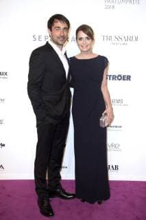 Anja Kling with friend Oliver Haas at the 26th presentation of the German Perfume Award Duftstars 2018 at Tempelhof Airport Berlin 25 04 2018 Foto:xF.xKernx xFuturexImage