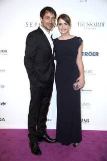 Anja Kling with friend Oliver Haas at the 26th presentation of the German Perfume Award Duftstars 2018 at Tempelhof Airport Berlin 25 04 2018 Foto:xF.xKernx xFuturexImage