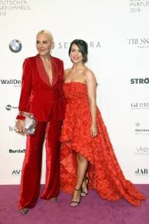 Natascha Ochsenknecht and Jessica Paszka at the 26th presentation of the German Perfume Award Duftstars 2018 at Tempelhof Airport Berlin 25 04 2018 Foto:xF.xKernx xFuturexImage