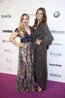 Regina Halmich and Laura Wontorra at the 26th presentation of the German Perfume Award Duftstars 2018 at Tempelhof Airport Berlin 25 04 2018 Foto:xF.xKernx xFuturexImage