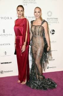 Esther Sedlaczek and Sylvia Walker at the 26th presentation of the German Perfume Award Duftstars 2018 at Tempelhof Airport Berlin 25 04 2018 Foto:xF.xKernx xFuturexImage