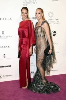 Esther Sedlaczek and Sylvia Walker at the 26th presentation of the German Perfume Award Duftstars 2018 at Tempelhof Airport Berlin 25 04 2018 Foto:xF.xKernx xFuturexImage