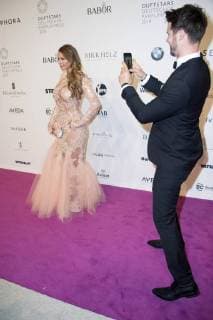 Jana Julie Kilka and Thore Schölermann at the 26th presentation of the German Perfume Award Duftstars 2018 at Tempelhof Airport Berlin 25 04 2018 Foto:xF.xKernx xFuturexImage