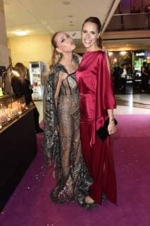 Sylvia Walker and Esther Sedlaczek at the Aftershow Party after the 26th presentation of the German Perfume Award Duftstars 2018 at Tempelhof Airport Berlin 25 04 2018 Foto:xF.xKernx xFuturexImage