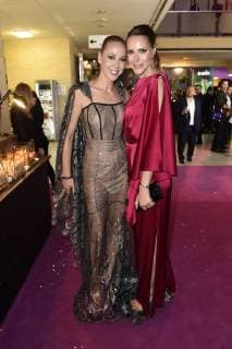 Sylvia Walker and Esther Sedlaczek at the Aftershow Party after the 26th presentation of the German Perfume Award Duftstars 2018 at Tempelhof Airport Berlin 25 04 2018 Foto:xF.xKernx xFuturexImage