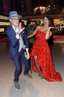 Günther Krabbenhöft and Jessica Paszka at the Aftershow Party after the 26th presentation of the German Perfume Award Duftstars 2018 at Tempelhof Airport Berlin 25 04 2018 Foto:xF.xKernx xFuturexImage