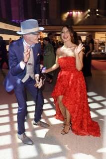 Günther Krabbenhöft and Jessica Paszka at the Aftershow Party after the 26th presentation of the German Perfume Award Duftstars 2018 at Tempelhof Airport Berlin 25 04 2018 Foto:xF.xKernx xFuturexImage
