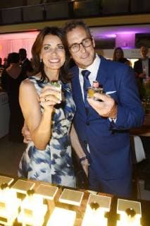 Gerit Kling with husband Wolfram Becker at the Aftershow Party after the 26 awarding of the German Perfume Award Duftstars 2018 at Tempelhof Airport Berlin 25 04 2018 Foto:xF.xKernx xFuturexImage