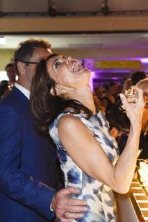 Gerit Kling with husband Wolfram Becker at the Aftershow Party after the 26 awarding of the German Perfume Award Duftstars 2018 at Tempelhof Airport Berlin 25 04 2018 Foto:xF.xKernx xFuturexImage