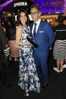 Gerit Kling with husband Wolfram Becker at the Aftershow Party after the 26 awarding of the German Perfume Award Duftstars 2018 at Tempelhof Airport Berlin 25 04 2018 Foto:xF.xKernx xFuturexImage