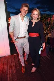 Lukas Sauer Anne Catrin Maerzke at the Colorful New Faces Award Film 2018 at the Spindler Klatt in Berlin on 26 04 2018