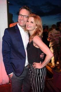 Peter Imhof with his wife Eva Imhof at the Bunte New Faces Award Film 2018 at the Spindler Klatt in Berlin on 26 04 2018