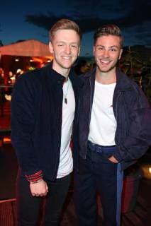 Timur Bartels Jannik Schuemann at the Colorful New Faces Award Film 2018 at the Spindler Klatt in Berlin on 26 04 2018