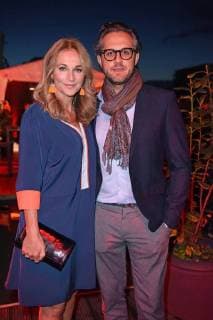 Caroline Beil with friend Philipp Sattler at the Colorful New Faces Award Film 2018 at the Spindler Klatt in Berlin on 26 04 2018