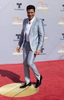 Puerto Rican singer Chayanne poses as he arrives at the red carpet of the Billboard Latin Music Awards 2018 at the Mandalay Bay resort in Las Vegas, Nevada, United States, 26 April 2018. Billboard Latin Music Awards 2018 !ACHTUNG: NUR REDAKTIONELLE NUTZUNG!  Copyright: xArmandoxArorizox BIL01 20180427-636603927561004815