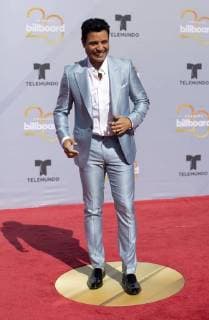 Puerto Rican singer Chayanne poses as he arrives at the red carpet of the Billboard Latin Music Awards 2018 at the Mandalay Bay resort in Las Vegas, Nevada, United States, 26 April 2018. Billboard Latin Music Awards 2018 !ACHTUNG: NUR REDAKTIONELLE NUTZUNG!  Copyright: xArmandoxArorizox BIL02 20180427-636603928170223567
