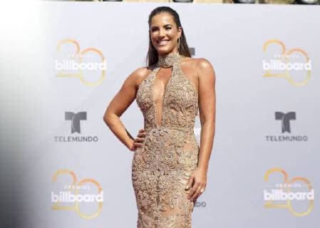 Venezuelan actress Gaby Espino poses as she arrives at the red carpet of the Billboard Latin Music Awards 2018 at the Mandalay Bay resort in Las Vegas, Nevada, United States, 26 April 2018. Billboard Latin Music Awards 2018 !ACHTUNG: NUR REDAKTIONELLE NUTZUNG!  Copyright: xArmandoxArorizox BIL13 20180427-636604025579713186