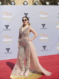 Mexican singer Paty Cantu poses as she arrives at the red carpet of the Billboard Latin Music Awards 2018 at the Mandalay Bay resort in Las Vegas, Nevada, United States, 26 April 2018. Billboard Latin Music Awards 2018 !ACHTUNG: NUR REDAKTIONELLE NUTZUNG!  Copyright: xArmandoxArorizox BIL13 20180427-636604026214252183