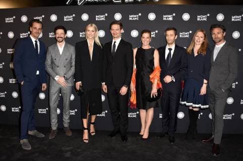 Max von Thun Oliver Berben Lena Gercke August Wittgenstein Marie Bäumer Vincent Montalescot Katrin Berben and Benjamin Sadler at the 27th Montblanc de la Culture Arts Patronage Award 2018 at the Comitehof in the Munich Residence 26 04 2018 Foto:xP.xSchönbergerx xFuturexImage