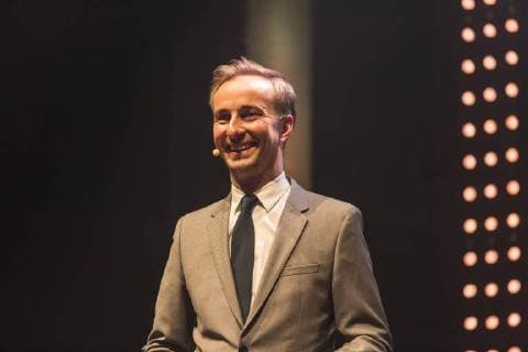 Jan Böhmermann Moderator at the German Digital Award 2018 of the Federal Association of the Digital Economy BVDW on 26 04 2018 in Berlin