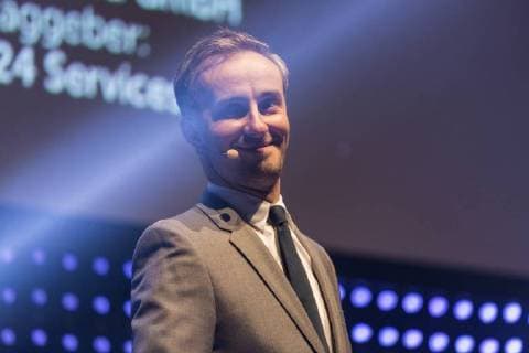 Jan Böhmermann Moderator at the German Digital Award 2018 of the Federal Association of the Digital Economy BVDW on 26 04 2018 in Berlin