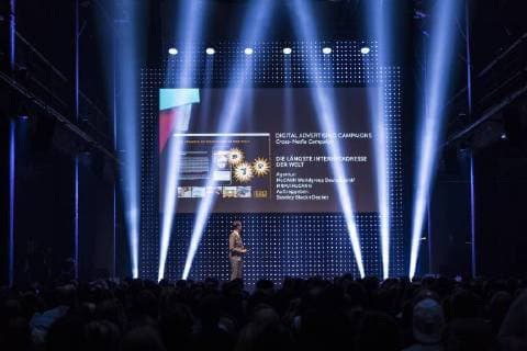 Jan Böhmermann Moderator at the German Digital Award 2018 of the Federal Association of the Digital Economy BVDW on 26 04 2018 in Berlin