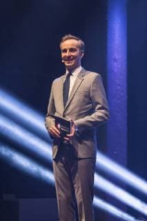 Jan Böhmermann Moderator at the German Digital Award 2018 of the Federal Association of the Digital Economy BVDW on 26 04 2018 in Berlin