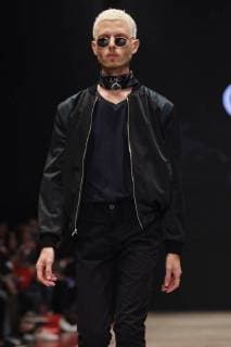 A model presents creations of Mexican designer Galo Bertin for the fall winter season during the Fashion Week of Mexico City, Mexico, 27 April 2018. Mexico City Fashion Week !ACHTUNG: NUR REDAKTIONELLE NUTZUNG!  Copyright: xSashenkaxGutierrezx MDF04 20180428-636604811104590044