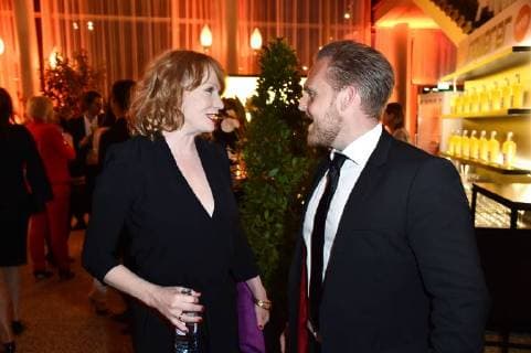 Birgit Minichmayr and Axel Stein at the Deutscher Filmpreis 2018 Aftershowparty at 27 04 2018 in Berlin German Film Award 2018 in Berlin Party Aftershow