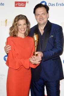 Marie Bäumer Lola Award Winner for the Best Female Lead for the Film 3 Days in Quiberon and Charly Hübner at the German Film Award 2018 in the Messe Berlin Berlin 27 04 2018 Foto:xF.xKernx xFuturexImage