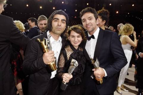 Fatih Akin Nurhan Sekerci Porst and Bora Dagtekin at the presentation of the German Film Award 2018 in the Messe Berlin Berlin 27 04 2018 Foto:xF.xKernx xFuturexImage