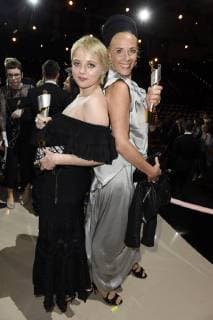 Jella Haase and Katja Riemann Award Winners Most Visited Film at the German Film Award 2018 in the Messe Berlin Berlin 27 04 2018 Foto:xF.xKernx xFuturexImage