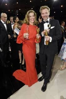 Marie Bäumer Award Winner Best Female Lead and Julian Maas Award Winner Best Film Score at the German Film Award 2018 in the Messe Berlin Berlin 27 04 2018 Foto:xF.xKernx xFuturexImage