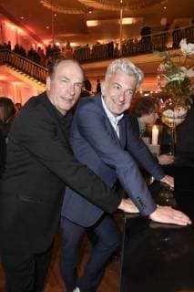 Herbert Knaup and Dominic Raacke at the Aftershow Party of the German Film Award 2018 in the Palais am Funkturm Berlin 27 04 2018 Foto:xF.xKernx xFuturexImage