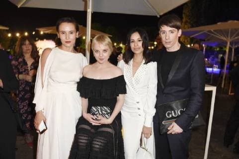 Peri master builder Jella Haase Gizem Emre and Kilian Kerner at the Aftershow Party of the German Film Prize 2018 in the Palais am Funkturm Berlin 27 04 2018 Foto:xF.xKernx xFuturexImage