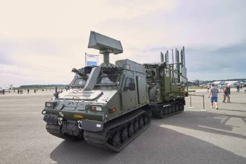 SAAB DIEHL IRIS-T SLS System Solution Launching Station with Command and Fire-Cpntrol System - ILA Berlin 2018 - Internationale Luft- und Raumfahrtausstellung in Schoenefeld am 29.04.2018. ILA Berlin 2018 *** SAAB DIEHL IRIS T SLS System Solution Launching Station with Command and Fire Control System ILA Berlin 2018 International Air and Space Exhibition in Schoenefeld on 29 04 2018 ILA Berlin 2018
