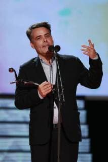 Bilder des Tages Chilean director Sebastian Lelio receives the award for Best Direction for his film, Una mujer fantástica , at the fifth Platino Ibero-American Film Awards ceremony in Playa del Carmen, Quintana Roo, Mexico, 29 April 2018. Platino Awards 2018 !ACHTUNG: NUR REDAKTIONELLE NUTZUNG!  Copyright: xJoséxMéndezx PLA18 20180430-636606672861217701